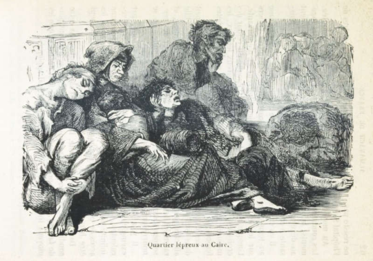 ilustración lepra